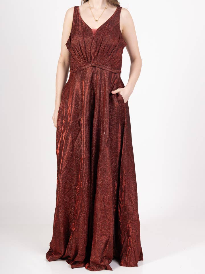 Vestido de noche largo - AA01 para venta al por mayor de Marie June