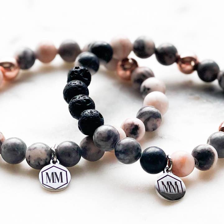 Bracciale «Brooklyn» con pietre preziose per la vendita all'ingrosso da parte di The Mod Miss