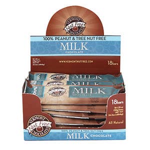 L&F Universal Goods - Wholesale Chocolate Bar - Vermont Nut Free Choco Milk Chocolate Bar 18/1.35OZ0