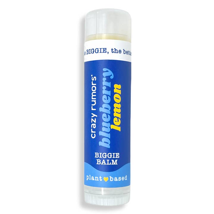 Crazy Rumors - Wholesale Lip Balm - All Natural, Vegan BIGGIE Blueberry Lemon Lip Balm