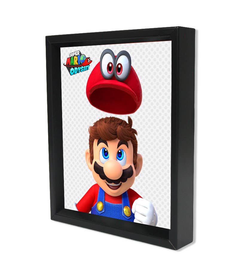 Pyramid America - Wholesale Wall Accent - Super Mario Odyssey - Flying 3D Lenticular Shadowbox0
