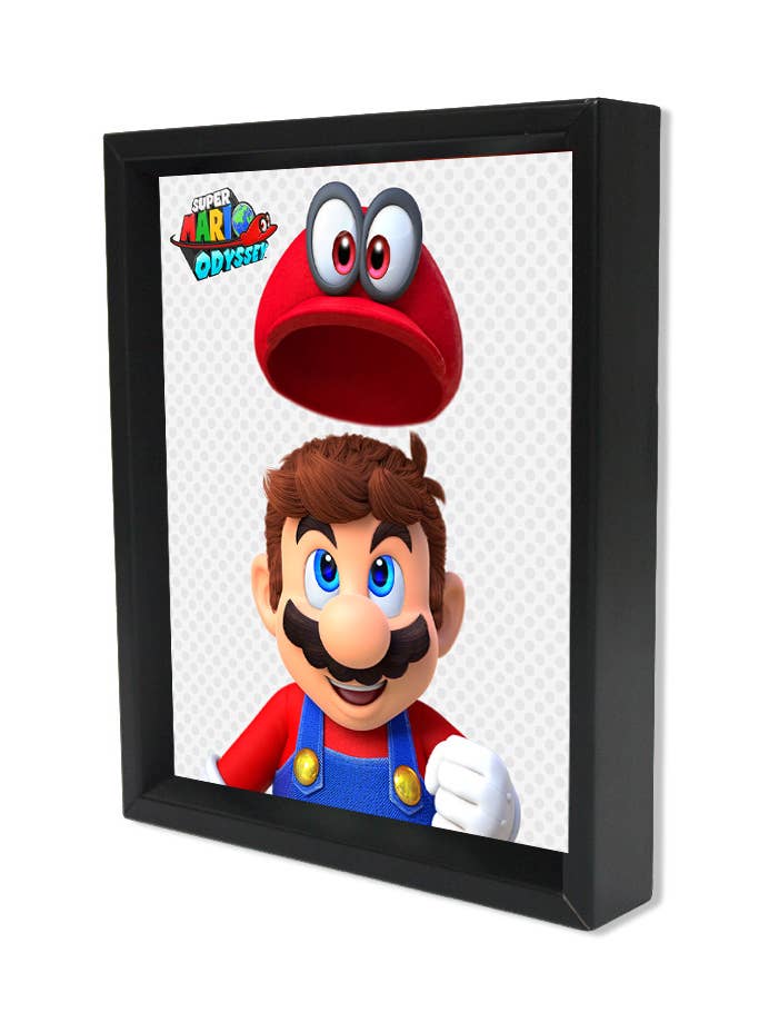 Super Mario Odyssey - Flying 3D Lenticular Shadowbox for wholesale by Pyramid America