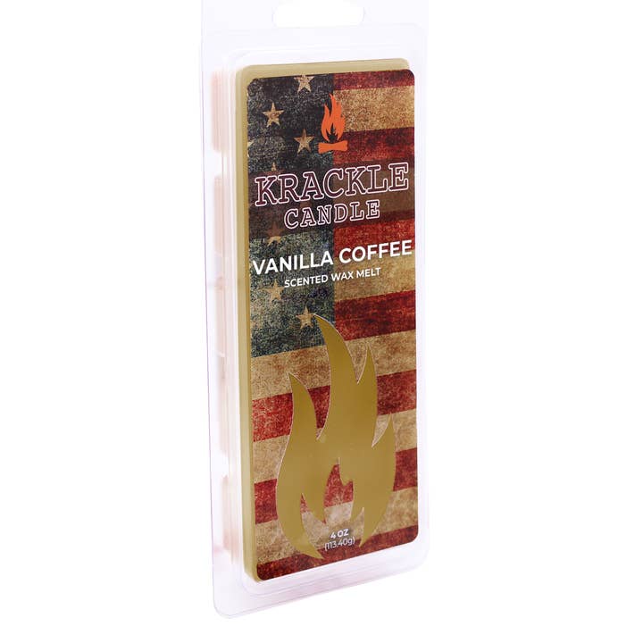 Vanilla Coffee Candle Bar- 4 oz for wholesale by Krackle Candle
