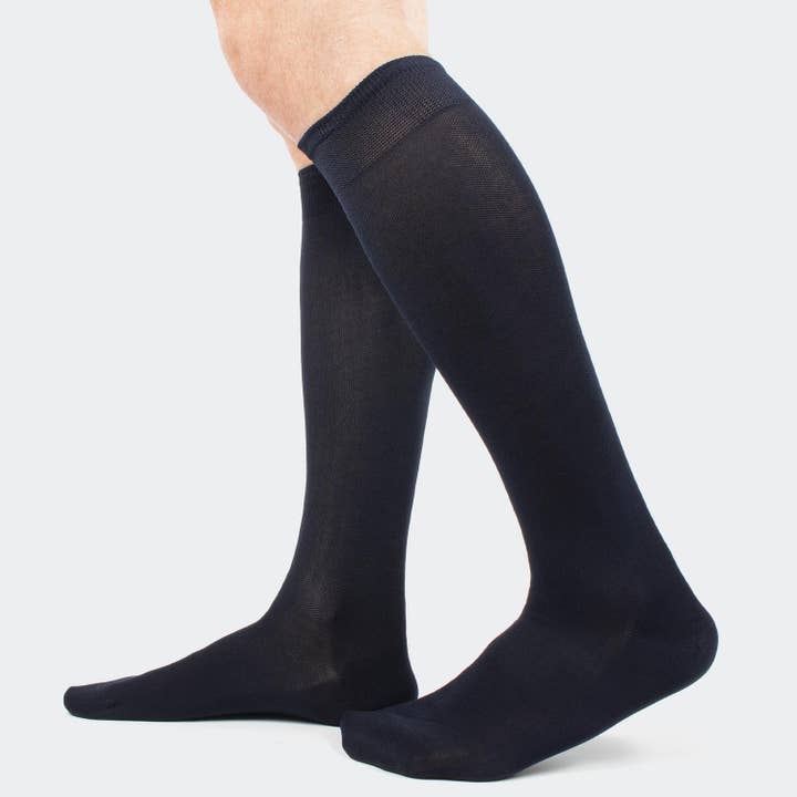 Calcetines hasta la rodilla de algodón Tactel, fabricados en Italia (400) para venta al por mayor de Ciocca