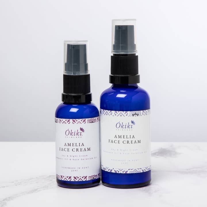 Crème visage Amelia pour la vente par Okiki Skincare