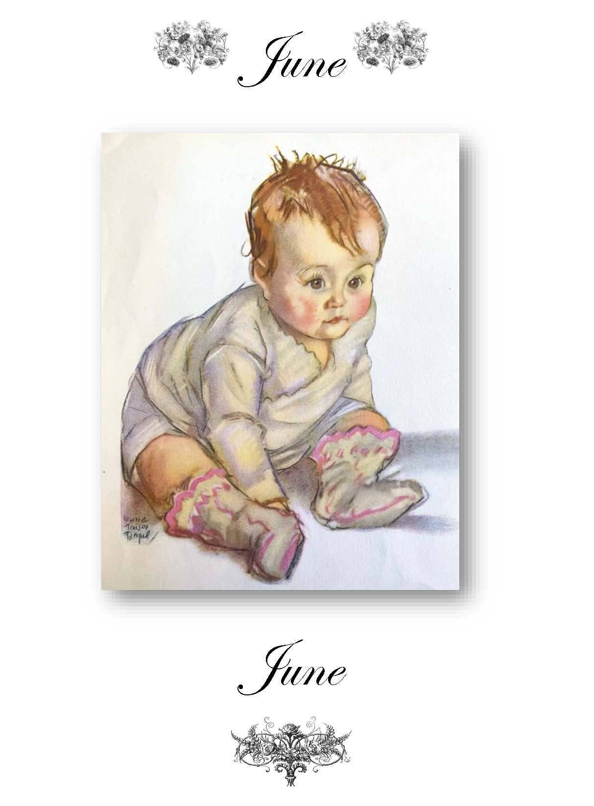 VINTAGE LADIES COLLECTION - Wholesale Memory Book - Kids & Baby - Vintage Illustrators Collection: BABY'S BOOK.13