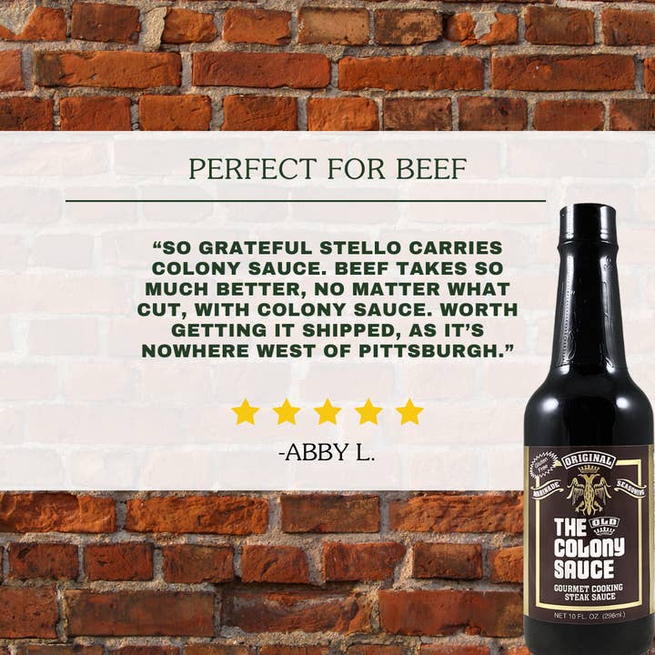 Stello Foods, Inc. - Wholesale Sauce - The Old Colony Sauce 10 oz6