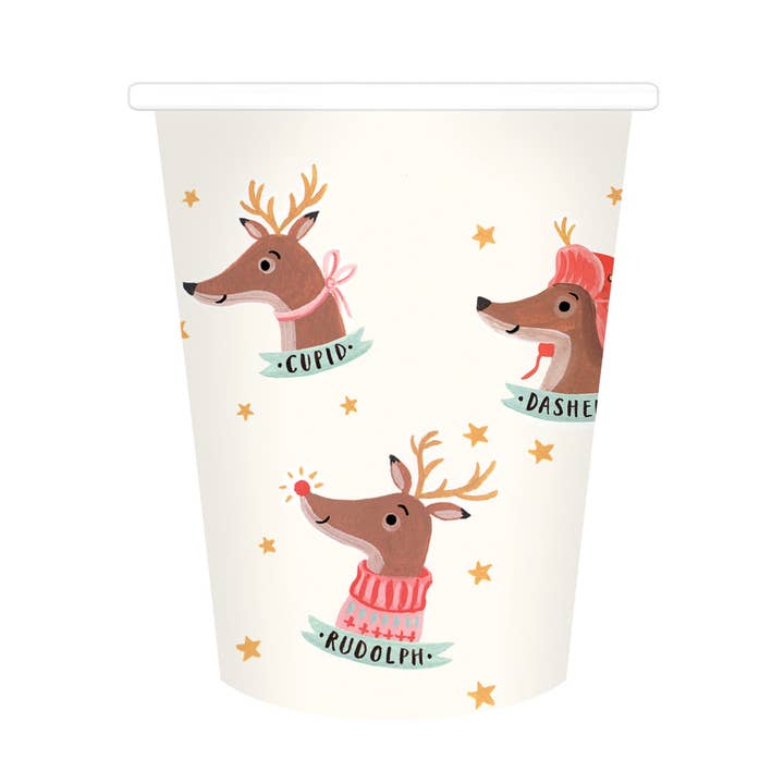 DER1012 - Dear Rodolph Party Cups for wholesale by My Mind’s Eye