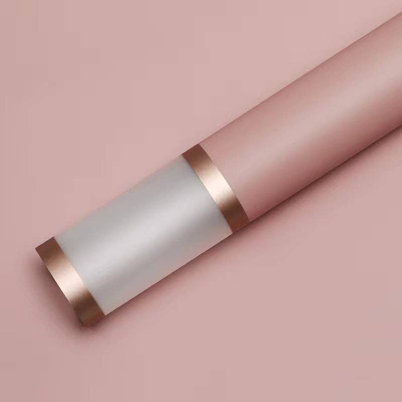 Elegant Design Supply - Wholesale Wrapping Paper Roll - Golden Frosted Edge Flower Wrapping Paper (20pcs/bag)16