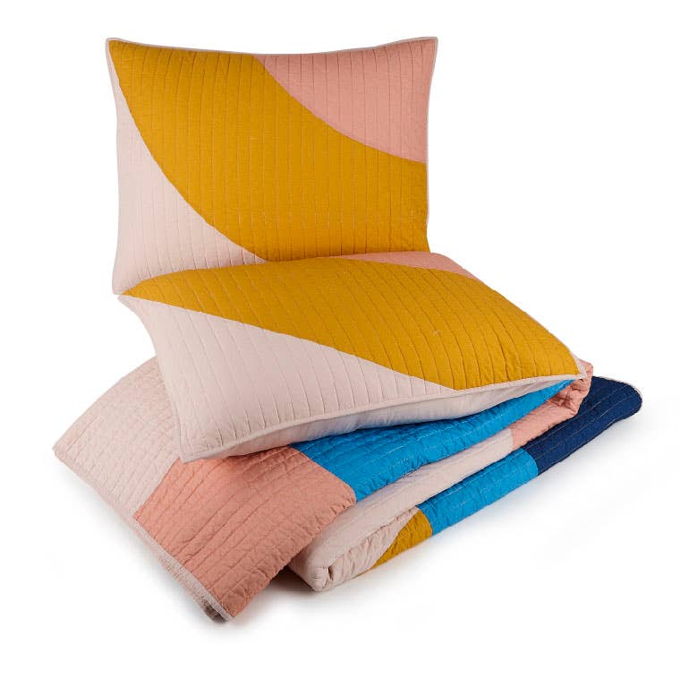 Peking Handicraft - Vente Parure de lit - Ensemble de courtepointe 3 pièces Modshapes - Esperluette6