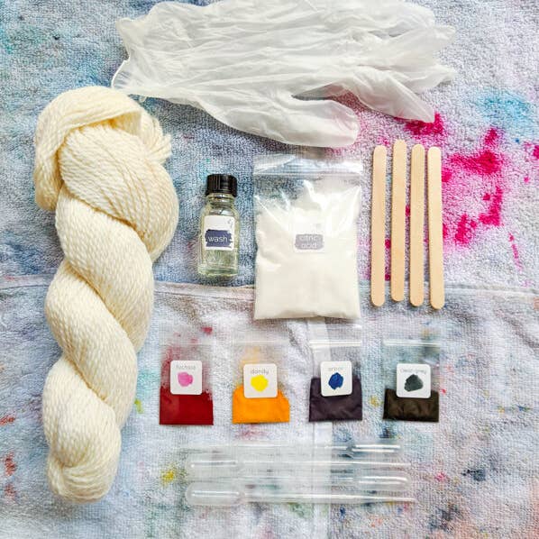 WE GATHER - Wholesale DIY Craft Kit - Yarn Dyeing Kit