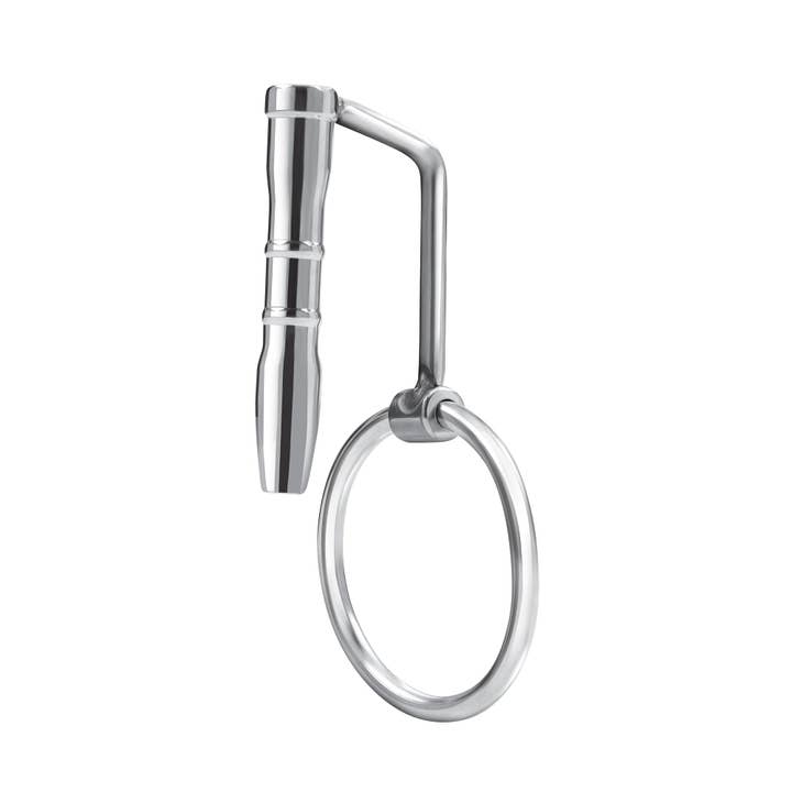 Lux Fetish Store - Wholesale Sex Toy - Stainless Steel Sperm Stopper With Glans Ring
