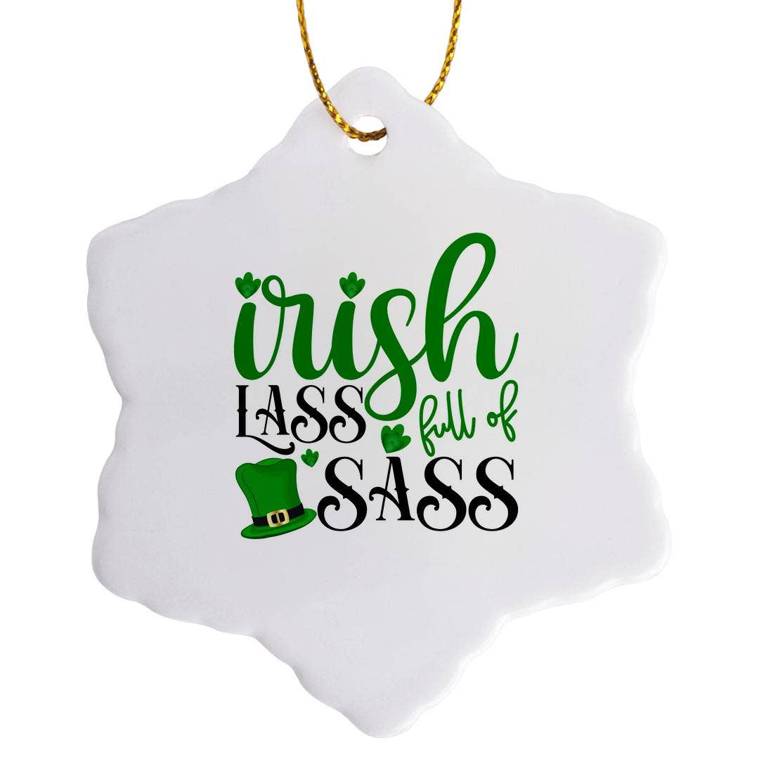 3dRose - Vente Objets de décoration - 3dRose, Jeune fille irlandaise pleine de caractère, charme drôle de la Saint-Patrick, cadeau pour elle, Ornement7