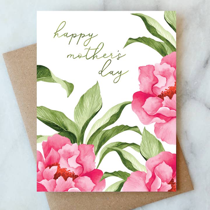 Abigail Jayne Design - Vendita all'ingrosso Biglietti di auguri per la Festa della Mamma - Biglietto di auguri con fiori per la festa della mamma | Mamma e biglietto stagionale