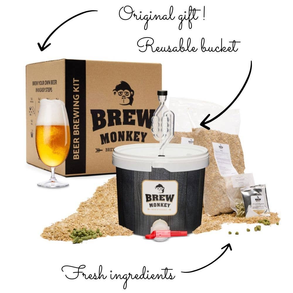 Brew Monkey - Wholesale DIY Drink Kit - Brew Monkey Basis Blond - Starter pack Brew your own beer1