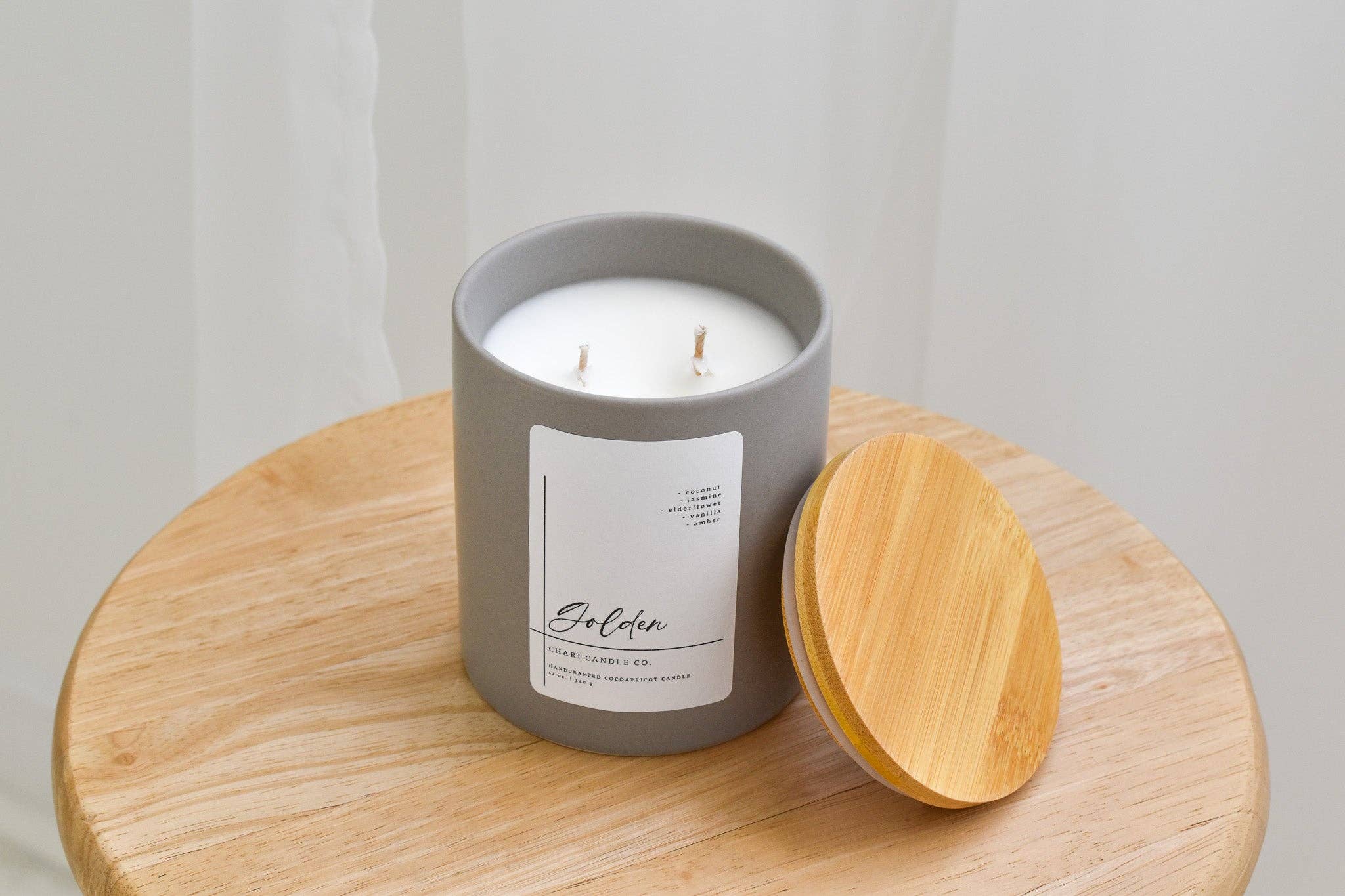 Chari Candle Co. - Wholesale Jar/Filled Candle - Golden3