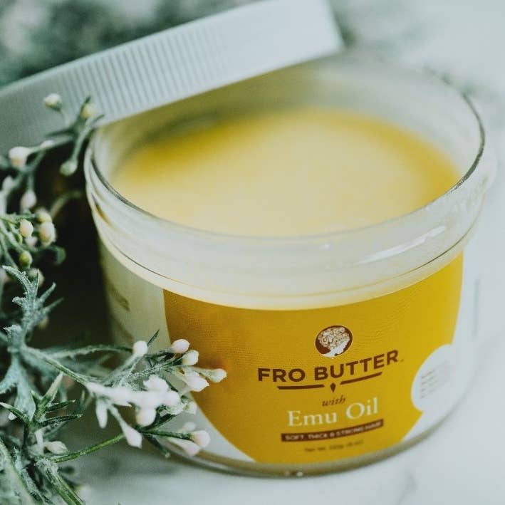 Fro Butter - Wholesale Hair Styling Gel/Mousse - Fro Butter with Emu Oil - Hair Growth Butter