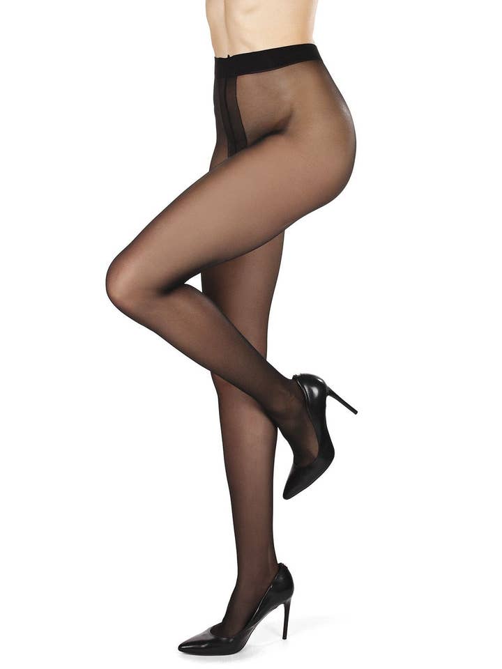 Crystal Sheer Non Control Top Sheer Toe Pantyhose for wholesale by Infinity Classics International Inc.