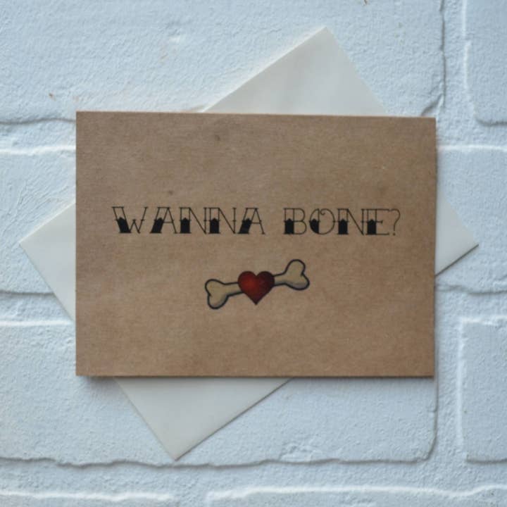 Wanna bone | Love Greeting Cards | Valentine's Day for wholesale by This & That Creations, INC.