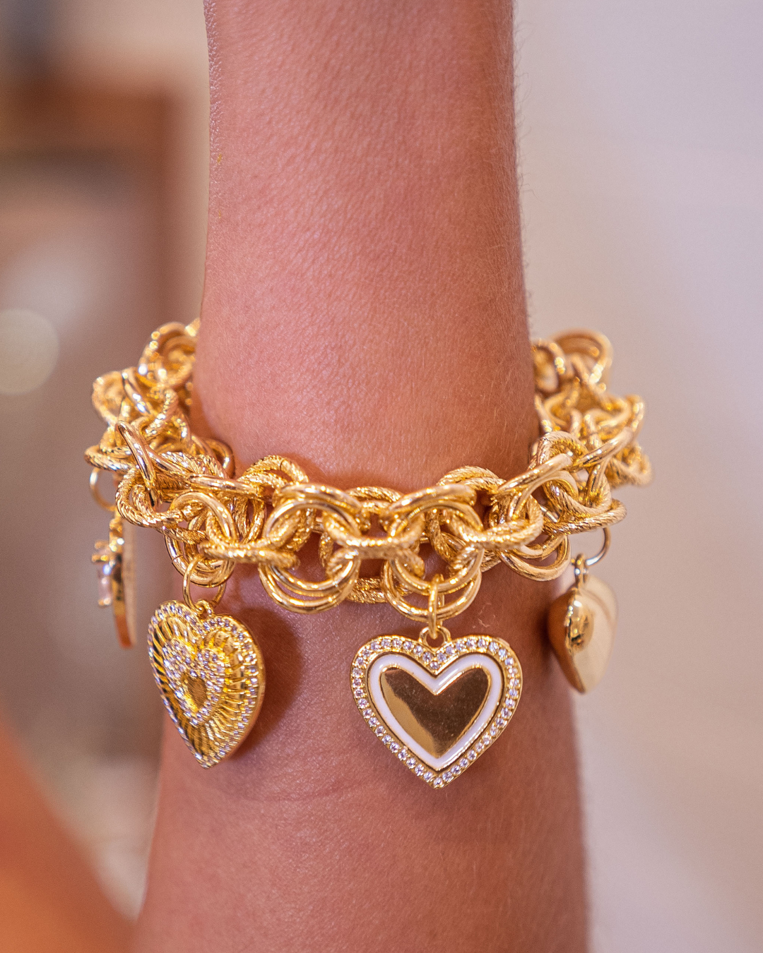 PHOEBE´S – Conjunto de joias por atacado – Conjunto de Jóias Encanto de Coração1