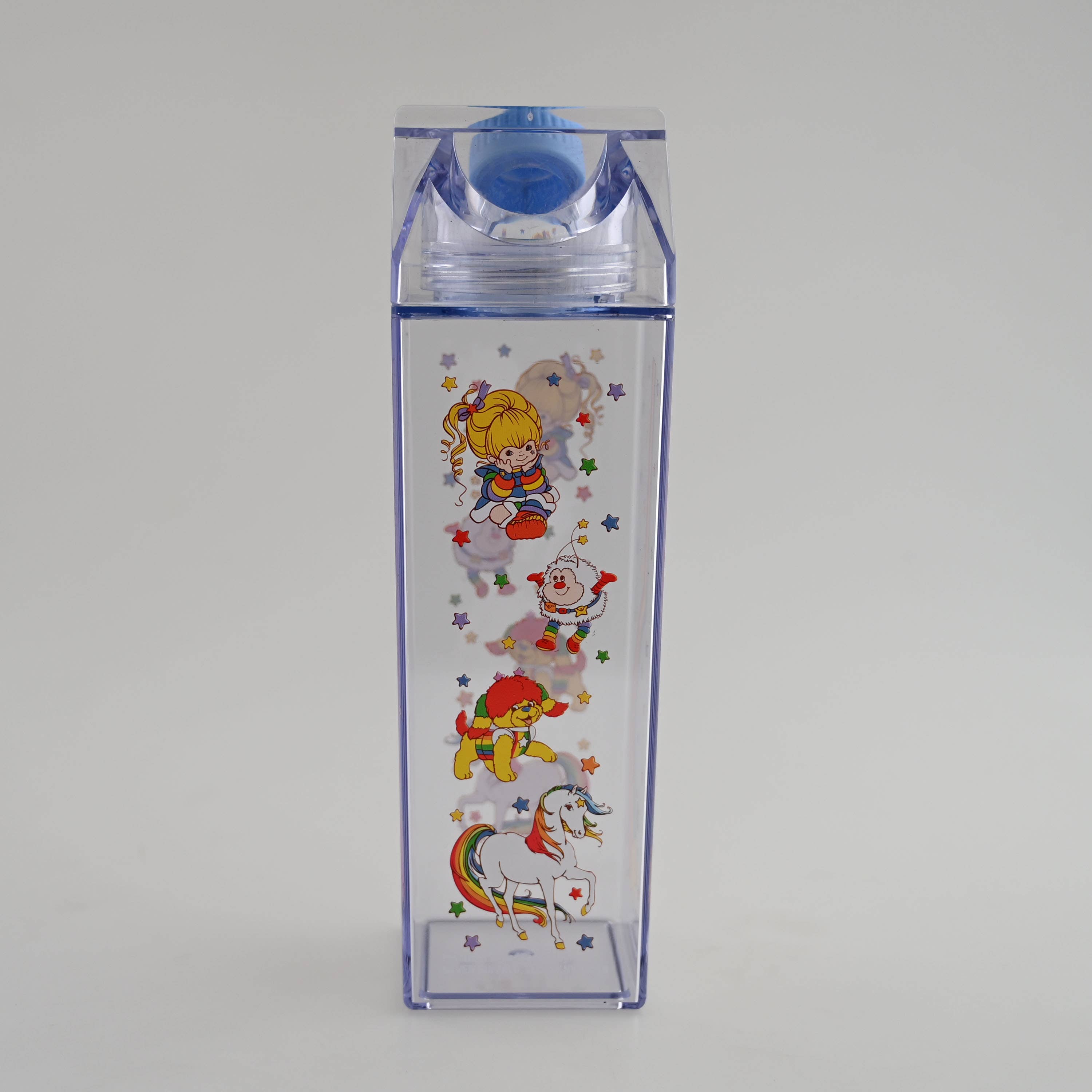 Silver Buffalo - Wholesale Water Bottle - Rainbow Brite Twink Rainbow Stars 16.2oz Plastic Milk Bottle3
