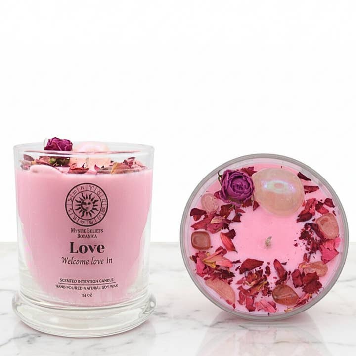 Love Candle for wholesale by Mystic Beliefs Botanica