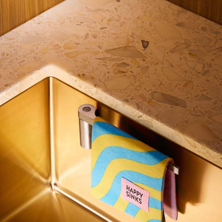 HAPPY SiNKS - Wholesale Kitchen Storage/Organizer - Magnetic Dishcloth Holder - Steel1