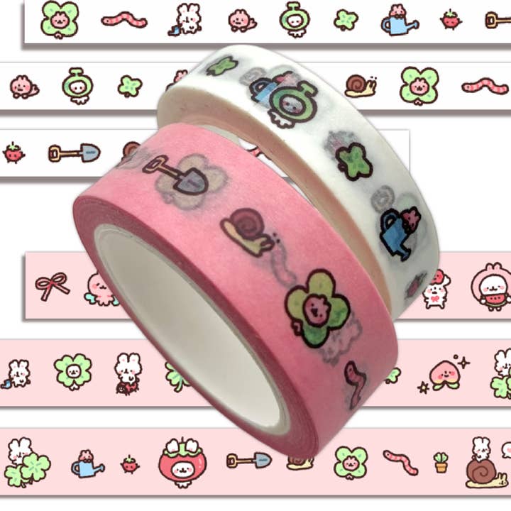 Garden Party Washi Tape w/ Bimbo for wholesale by Bunhiry