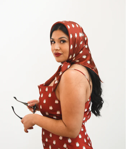 B.Yellowtail - Vente Écharpe – femme - Écharpe en soie ivoire Elk5