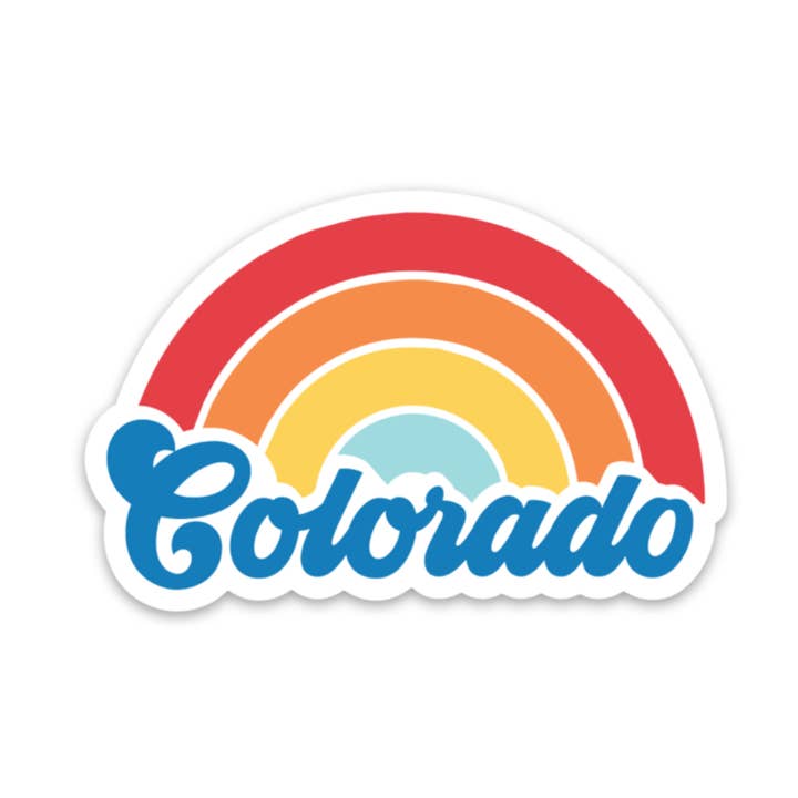 Colorado Rainbow Sticker for wholesale by The Northwest Store