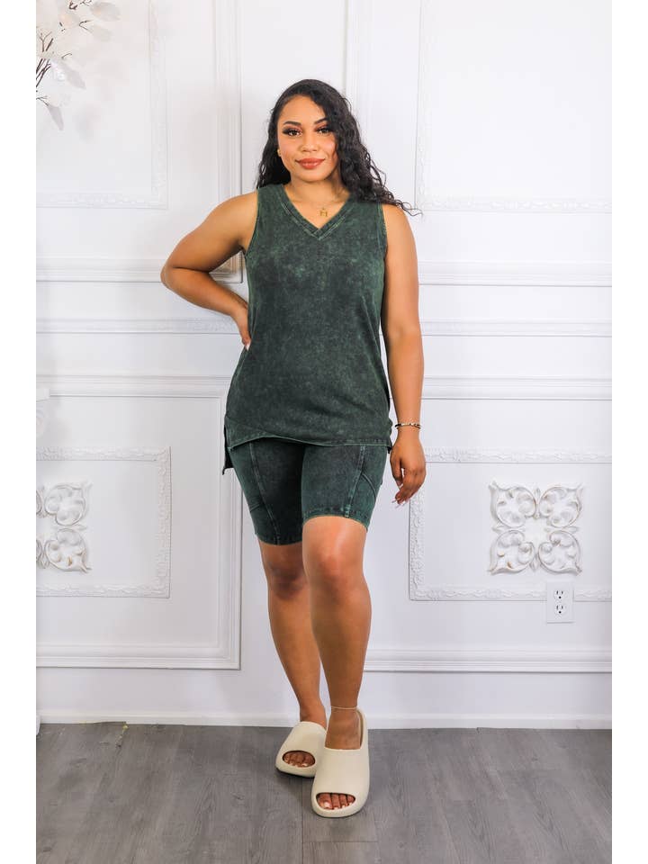 SurelyMine - Wholesale Lounge Set - Women's - Not Your Basic Biker Short Set3