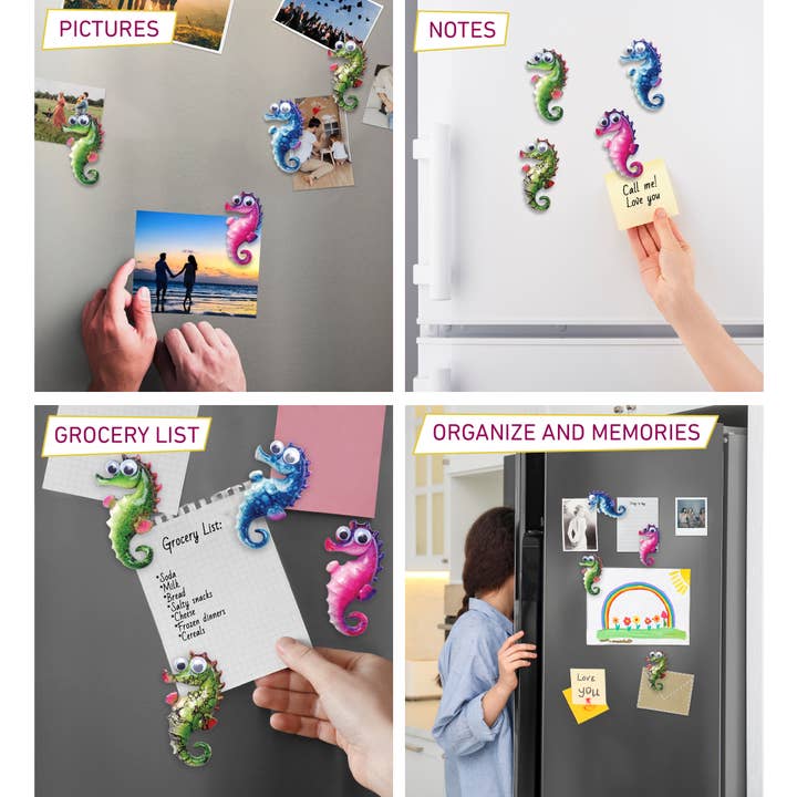 Cota Global - Wholesale Magnet - Bobble-Eye Magnet - Sea Horse2
