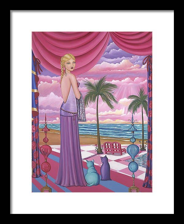 Sharon Tatem Fashion LLC - Wholesale Art Print - Melissa - Framed Print12