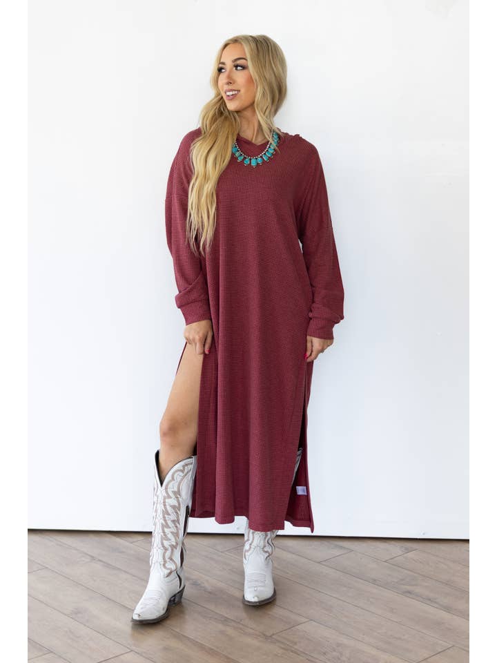 Dear Scarlett - Wholesale Cardigan - Women's - Waffle Knit Thermal Duster10