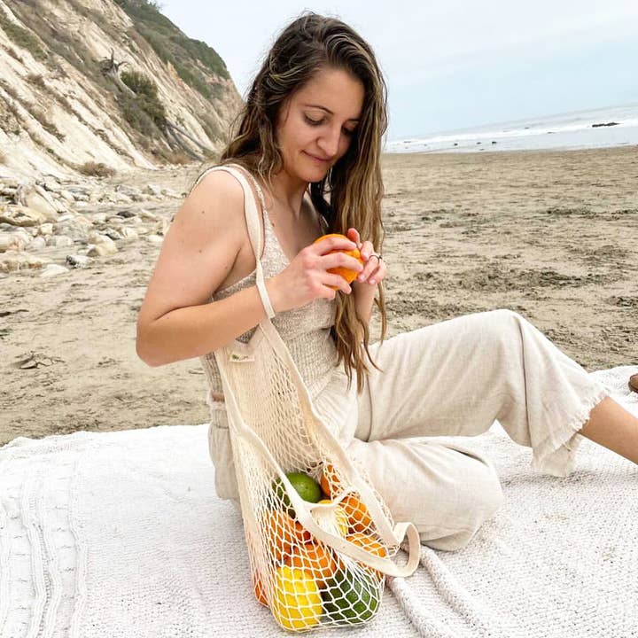 Me Mother Earth - Wholesale Grocery/Shopping Bag - The "One Tripper" HUGE Mesh Market Bag | Zero Waste