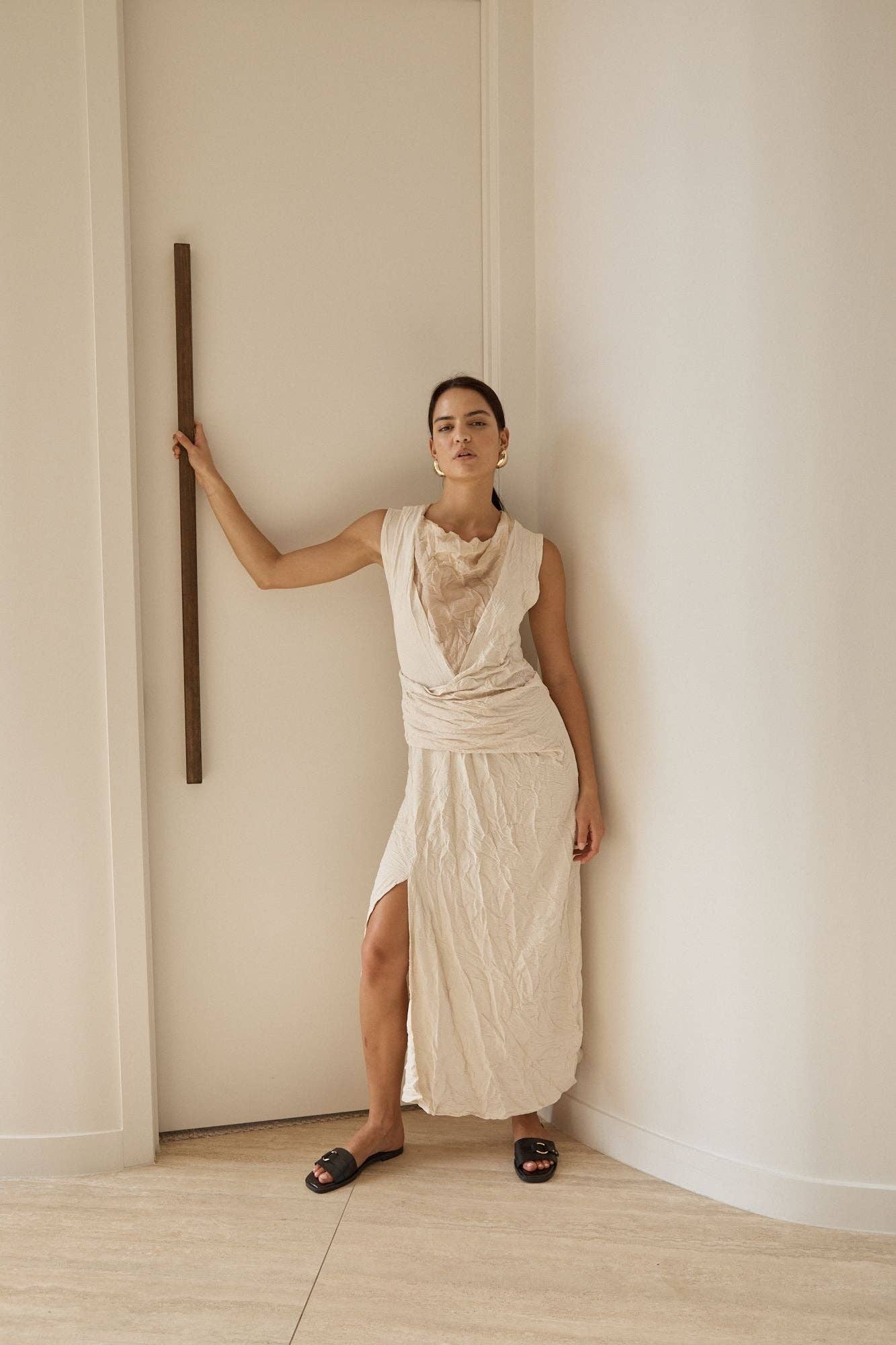 Sort Klassisk Ringdetaljeglide - Sort for engroshandel på Faire1