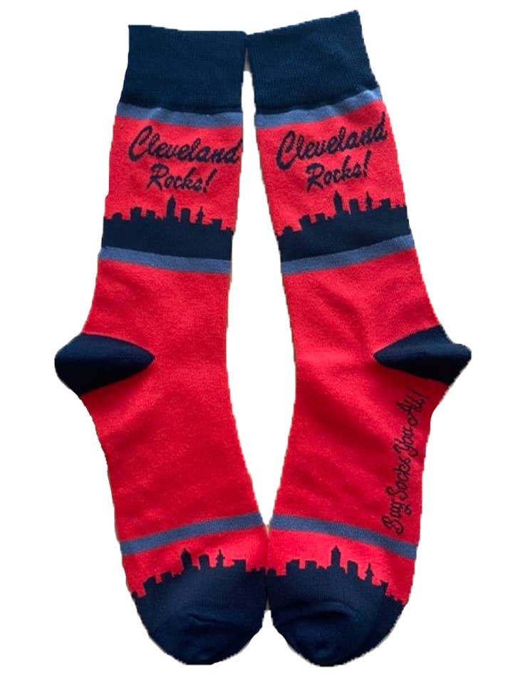 Calcetines Cleveland Rocks Skyline para hombre para venta al por mayor de Buy Socks You All