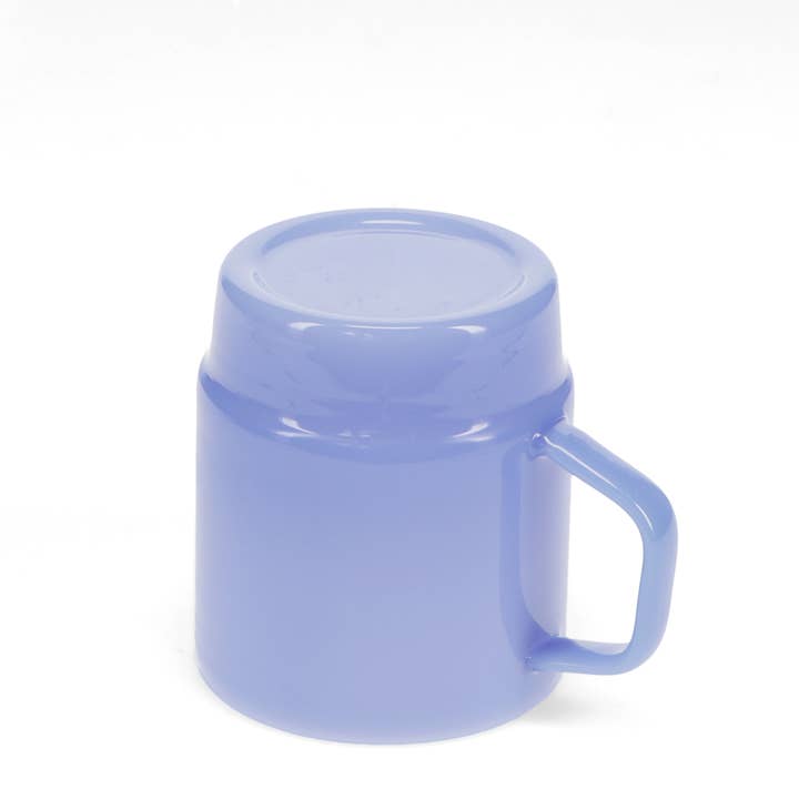 Rex B2B - UK – wholesale Coffee/tea cup – Stacking glass coffee cup 280ml - Milky blue1