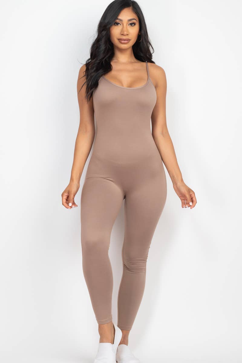 CAPELLA APPAREL - Wholesale Jumpsuit - Women's - Solid Bodycon Jumpsuit9