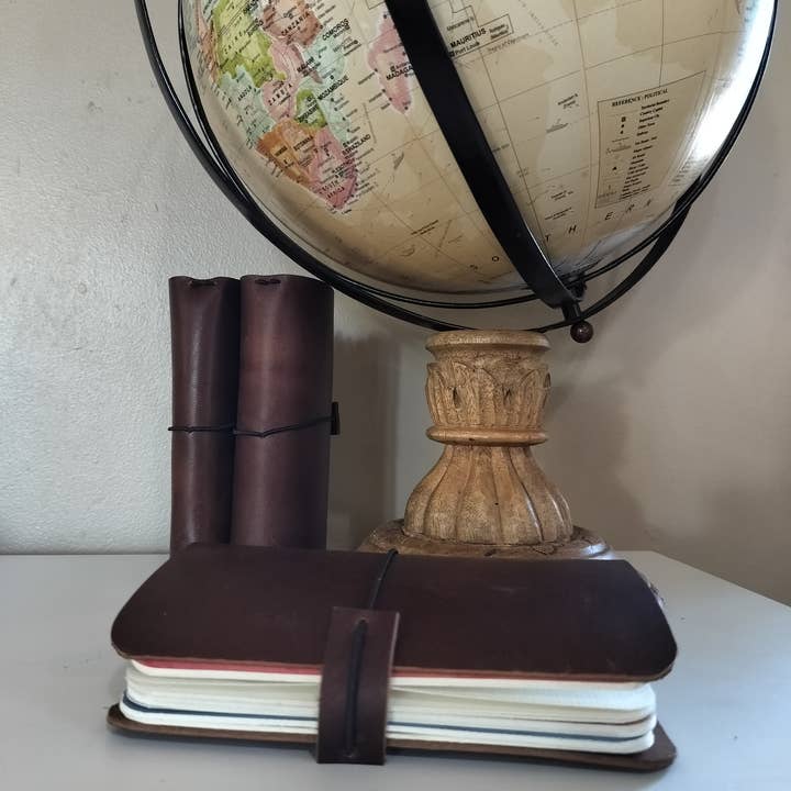 MorseLeather Co. - Wholesale Journal Cover - Leather Notebook w/ 3 Watercolor Inserts