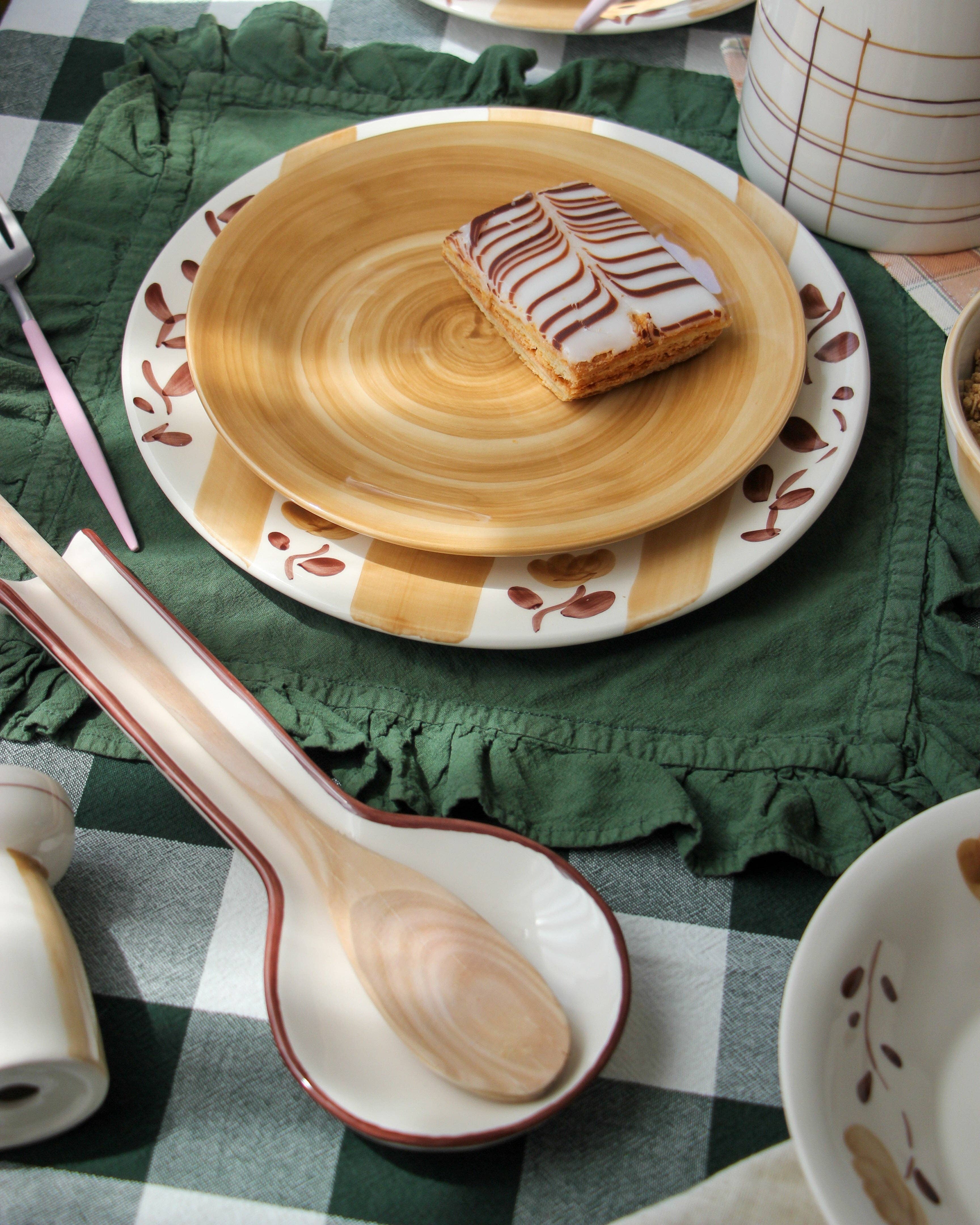 Pó de Barro – Prato por atacado – Prato de Jantar de Cerâmica Dolce Latte2