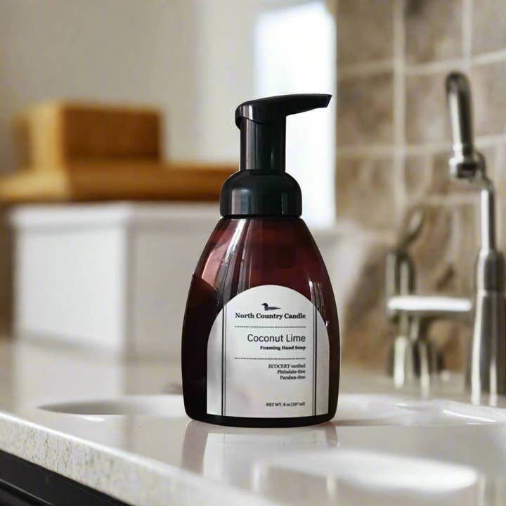 Coconut Lime - Foaming Hand Soap -8 oz for wholesale by North Country Candle