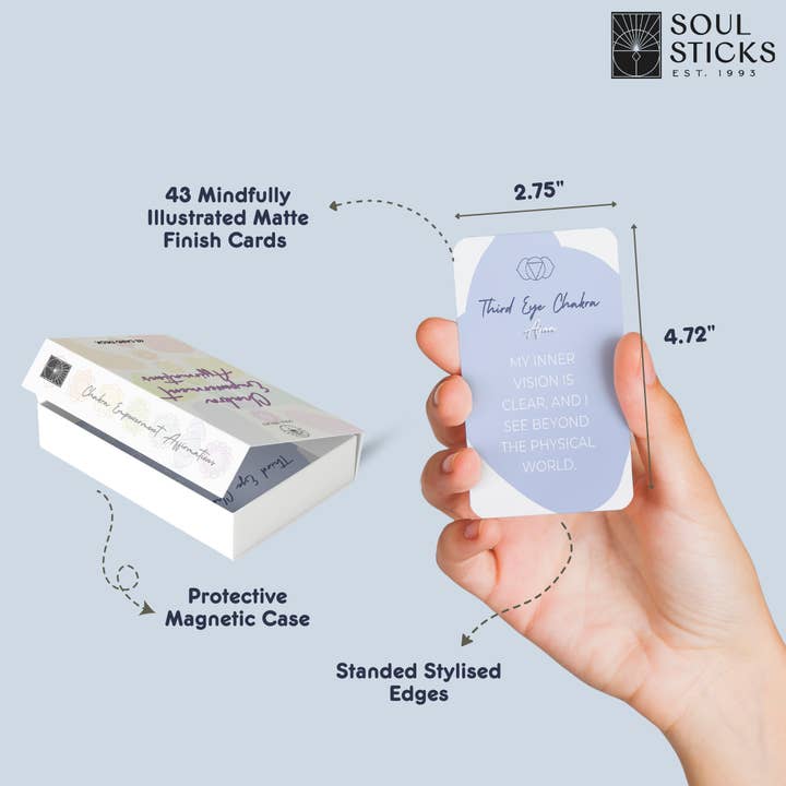 Designs by Deekay Inc. - Wholesale Tarot Cards - Chakra Empowerment Affirmations Card Deck2