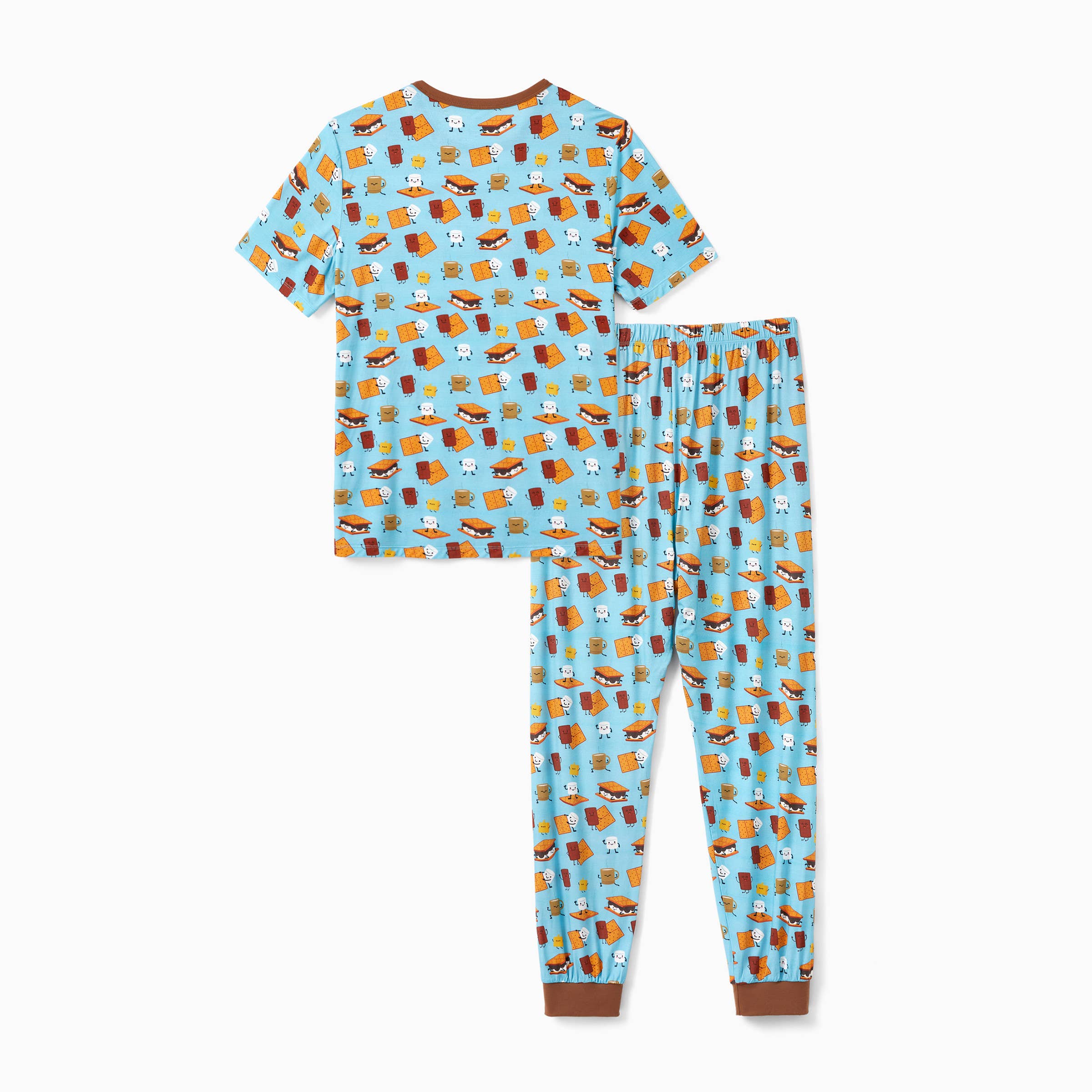 Green Bamboo Family Matching PJs Sets Cute Tops & Long Pants for wholesale on Faire34