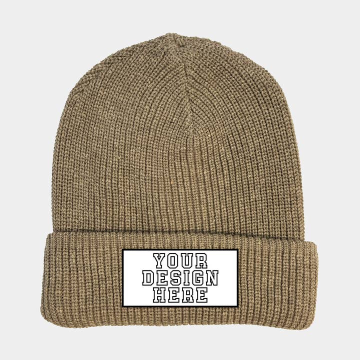 Gorro Bege 100% Reciclado por atacado de WASTEWEAR