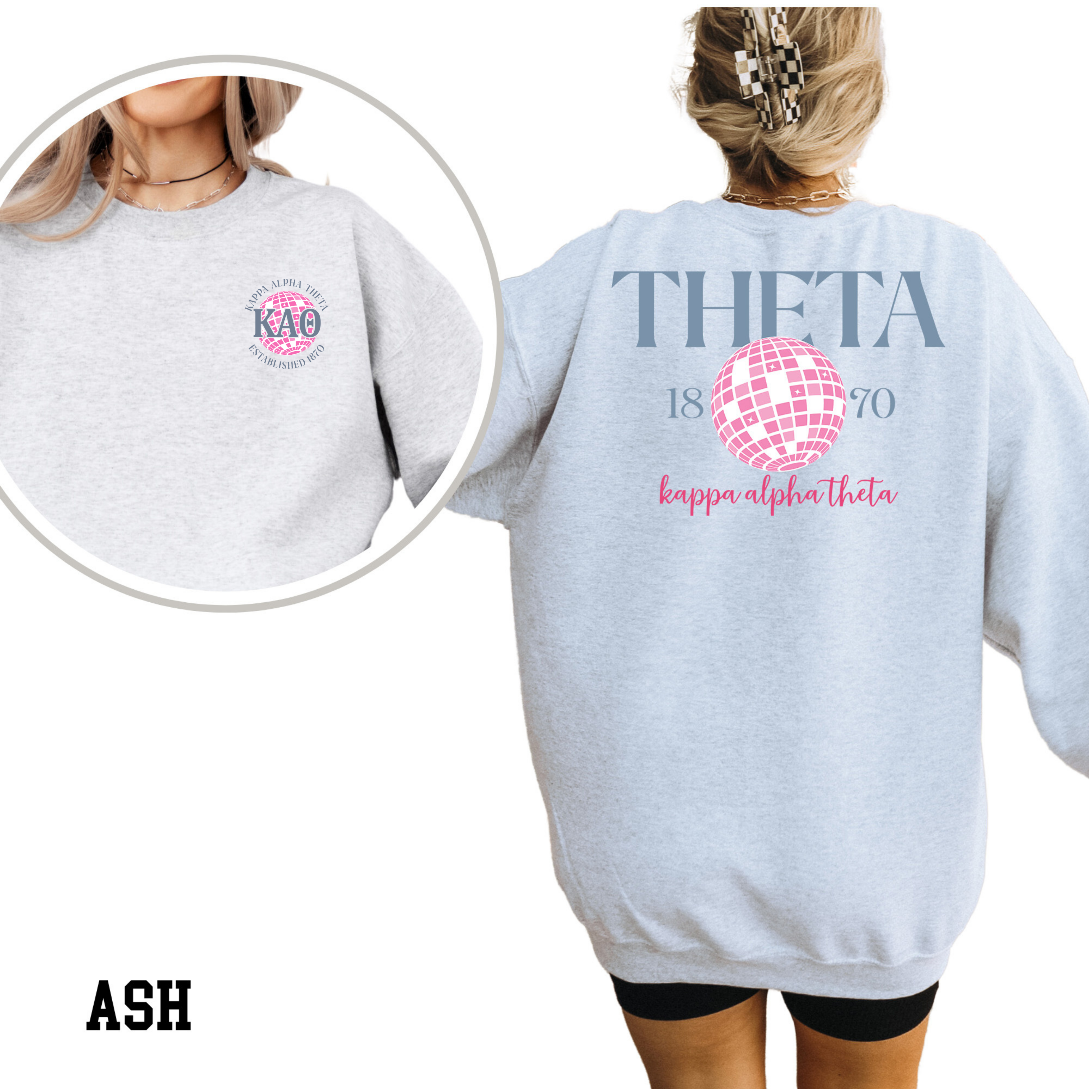 Kite and Crest - Wholesale Graphic Sweatshirt - Women's - Disco Sorority Sweatshirt14