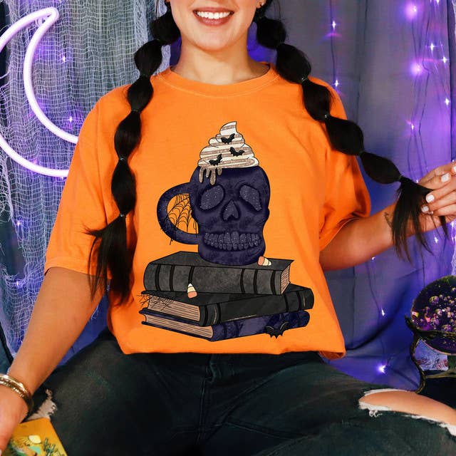 Spooky Books DTF-warmteoverdracht voor wholesale door Trendy Transfers