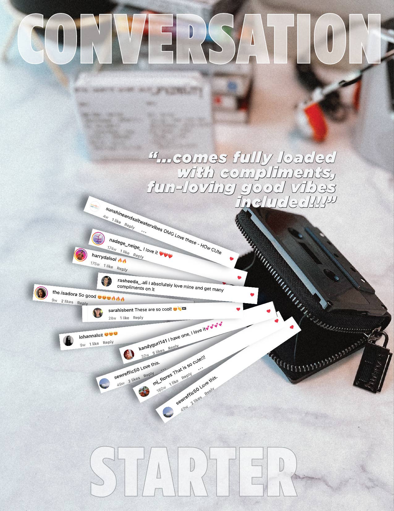 Fydelity - Wholesale Wallet - Unisex - Retro Cassette Wallet | 80s Card Holder Coin Purse | Black2