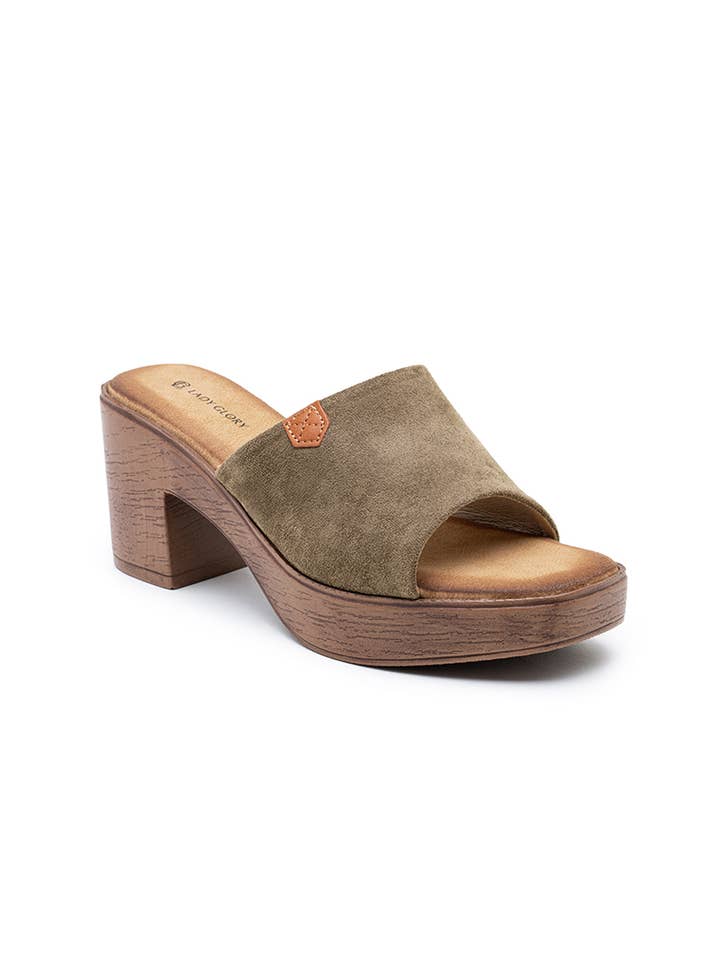 LADY GLORY - Wholesale Mules - Women's - Block-heeled mules with wooden sole2