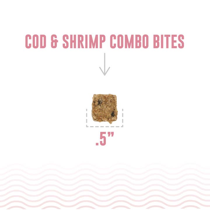 Icelandic+ - Wholesale Pet Treats - Dog - Cod & Shrimp Combo Bites Fish Dog Treats1